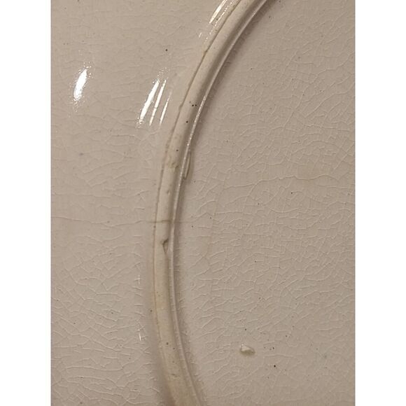 Vintage Blue Willow Japan Flow Blue Medium Plate / Saucer 9" EUC Replacement - Picture 10 of 14